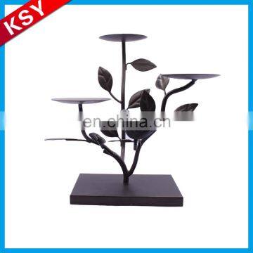 Best Selling Fine Workmanship Metal Tree Hold Custom Hanging Lantern Candle Holders Base For Wine Bottle photo-5