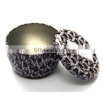 Chinese factory custom printing scented metal small candle tins