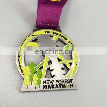 customized medal with cut out as award medal for marathon race