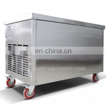 thailand rolled 2+10 double square flat pan fried ice cream machine with paypal accept