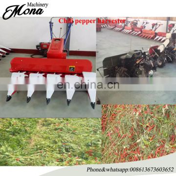 Good price high quality pepper/ soybean /sesame/wheat/rice/corn reaper harvester harvesting machine for sale