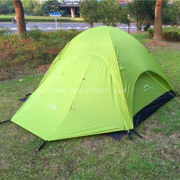 Double Skin 2 Person Dome Tent Taped Seams Easy Pitching Camping Tents photo-4