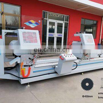 90 and 45 Degree Angles Double Head Miter Saw for Aluminum or Pvc Doors and Windows Manufacture