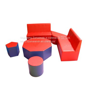 Kindergarten kids soft play  seat series sofa