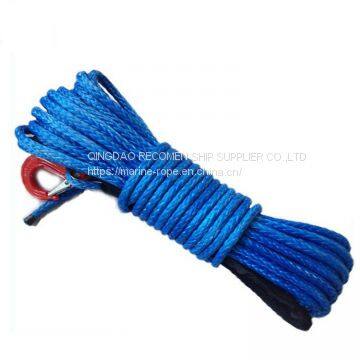 RECOMEN supply 17000lbs winch rope double braid  synthetic rope 10mm