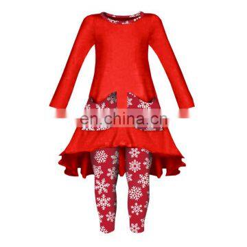 Newest Girl Christmas Saint Clause Outfit Winter Clothing Clothes For Kids photo-7