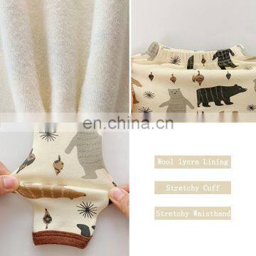 4196/High Quality Warm Winter Skin-frienndly Cozy Animal Kids Pajamas Bedroom Sets photo-6