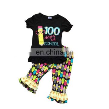 Boutique Kids Clothing Baby Girls Clothes Sets Summer Number 2018 Back to School Clothes