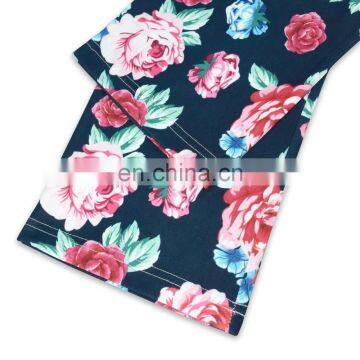 2019 Summer Family Matching Clothing Floral Print Overalls Mother and Child Dress Long Maxi Dress photo-6