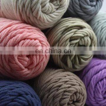 Buy China Knitting Baby Blended Yarn Crochet Cotton Wool Yarns Thick Yarn For Crochet photo-4