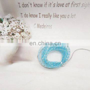 20LEDs Indoor Battery Powered Copper Wire Led Light Mesh Tube String Light For Wedding Party Decoration