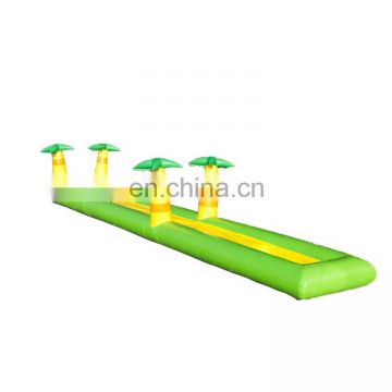 Palm Tree Inflatable Water Slip and Slide With Pool