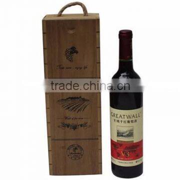 Custom Handmade Rustic Wooden Wine Box Hinged Antique Wine Boxes