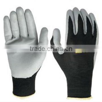 white latex palm gloves/