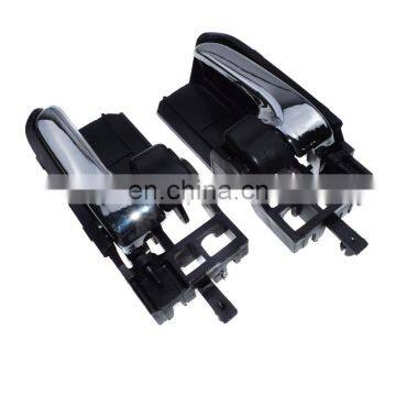 Pair For Toyota Corolla Inner Door Handle Black Chrome Lever TO1352139,TO1353139