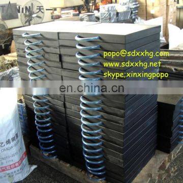 uhmwpe crane outrigger pad / polyethylene cribbing plate / uhmw-pe outrigger pads jack pads manufacturer