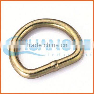 China supplier top grade metal welded d ring for belt