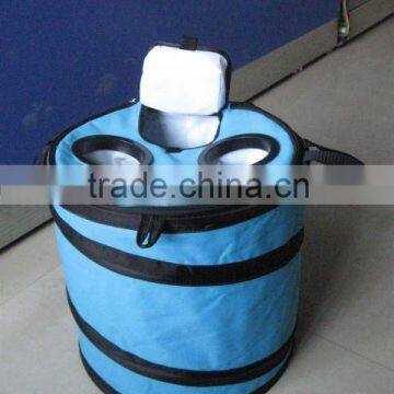 Foldable cooler bucket