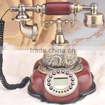 Retro phone,flower antique telephone,old style phone