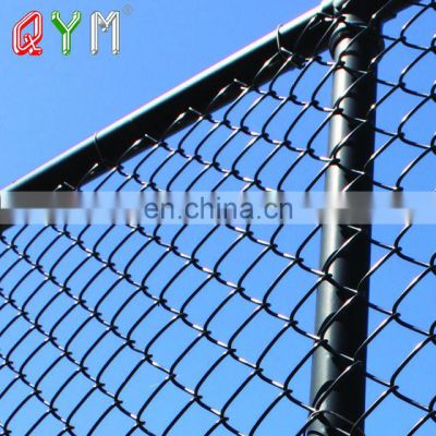 Galvanized and PVC coated chain link fence