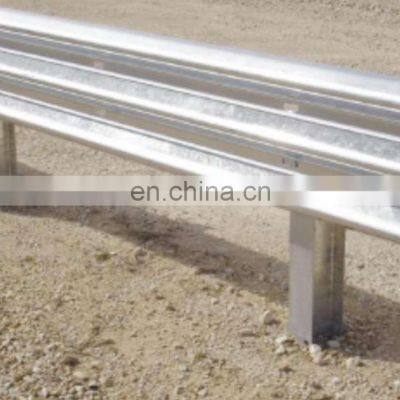 Highway Guardrail Fence Crash Barrier Guard Rail for Road Construction Roadway Safety w Beam Steel Crash Barrier Hot Dipped Galv