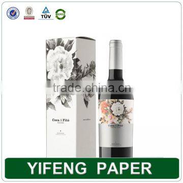 Luxury High Quality Color Printing Stamping Folding Wine Packaging Box photo-2