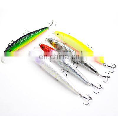 In Stock 14cm 24g Large Sea Bass Fishing Minnow Hard Lure