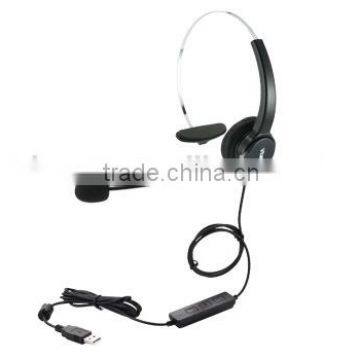 single ear usb pc and computer headset