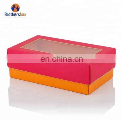 Handmade transparent soap packaging gift box