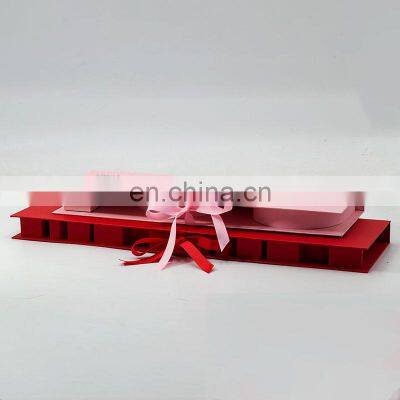Luxury Pink Mother's Day Packaging Creative Letter Shape Rigid Gift Boxes photo-3