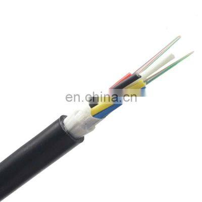 Factory Price Outdoor Aerial Single Mode Fiber Optic Cable 12 Core ADSS Fiber Optic Cable