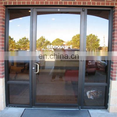 Aluminum alloy front door KFC entrance swing door spring  door