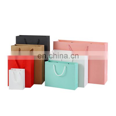 China Supplier Customized Factory custom paper packaging bags with logo paper bag logo