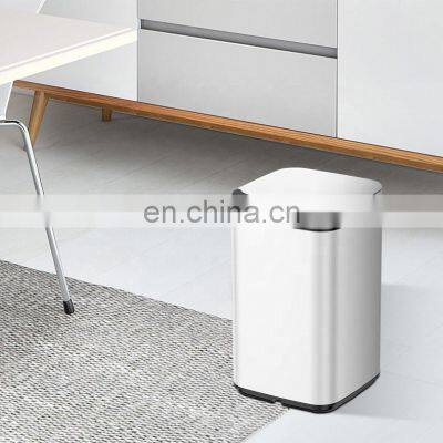 Популярные в 2022 году смарт-расписные золотые автоматические сенсорные бытовые продукты, смарт-мусорки из нержавеющей стали photo-5