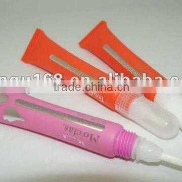 dia 16mm lipstick cosmetic tube with white lip brush