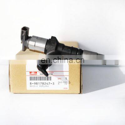 295050-0933,8-98178247-3 8981782473 genuine new common rail injector for 4KH1,4JH1