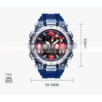 SMAEL1921 Quartz Watch Men Watch Waterproof Stopwatch LED Watches Male Clock Sport Men Digital Wristwatch photo-3