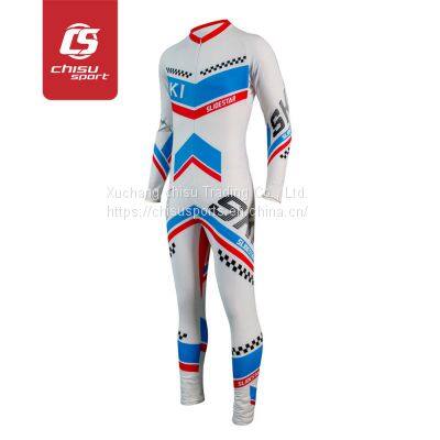 chisusport  factory OEM Custom sublimation racing skiing suit ski sportswear teamwear