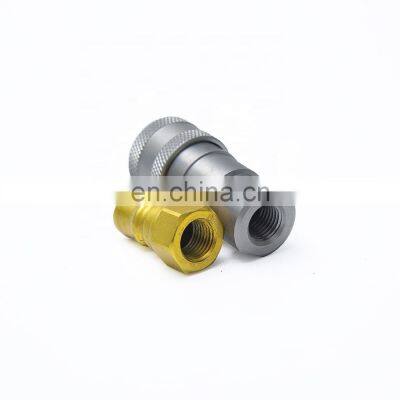 Stainless Steel ISO7241-B Pipe Fitting Quick Couplings Hose Connector Push-in Type Quick Couplings