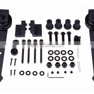 Factory Sliding Door Hardware Carbon Steel Sliding Door Rail Strong Barn Door Handle photo-4