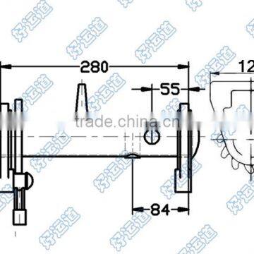 08149 Truck Hot Sale Standard Double L Sliding Webbing Winch photo-2