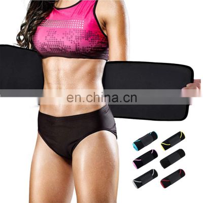 Man woman fitness custom Logo neoprene trimmer slim waist sweat belt to lose weight