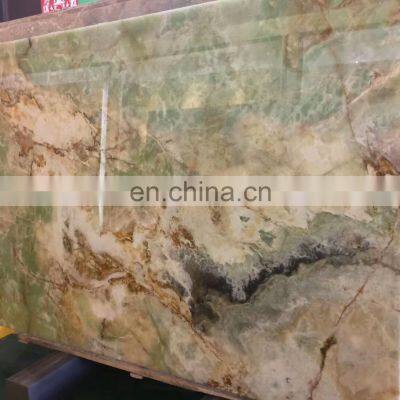Cheap Price Polished Green Onyx Marble Slab Price photo-2