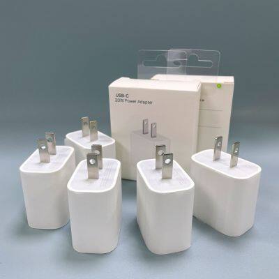 Travel Kits USB PD 18W 20W Wall Quick Charger Adapter Type C Fast Charger for IPhone USB C PD Power Charger With Cable photo-5