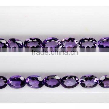 7x5mm oval amethyst from Brazil loose gemstones