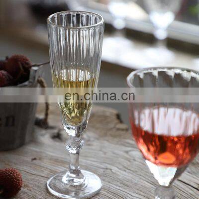 Nordic Minimalist Baroque Goblet French Wine Glass In Bulk Juice Champagne Glasses & Flutes Glass Wine Cup Goblet Kitchenware