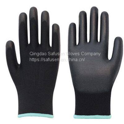 Safusen Safety Products 13gauge Nylon PU Coated Work Gloves