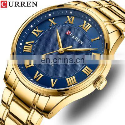 CURREN 8409 New Fashion Casual Simple Design Quartz Watch For Men Classic Business Man Stainless Steel Strap Wristwatch Custom