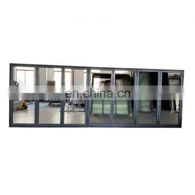 Thermal break aluminum alloy horizontal opening folding door