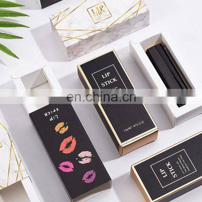 Custom Logo Cardboard Cartons Cosmetics Packaging Box Drawer Box for Luxury Lipstick Packaging Box